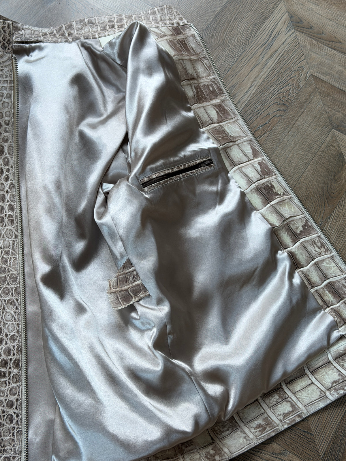 Himalayan Crocodile Leather Men Jacket