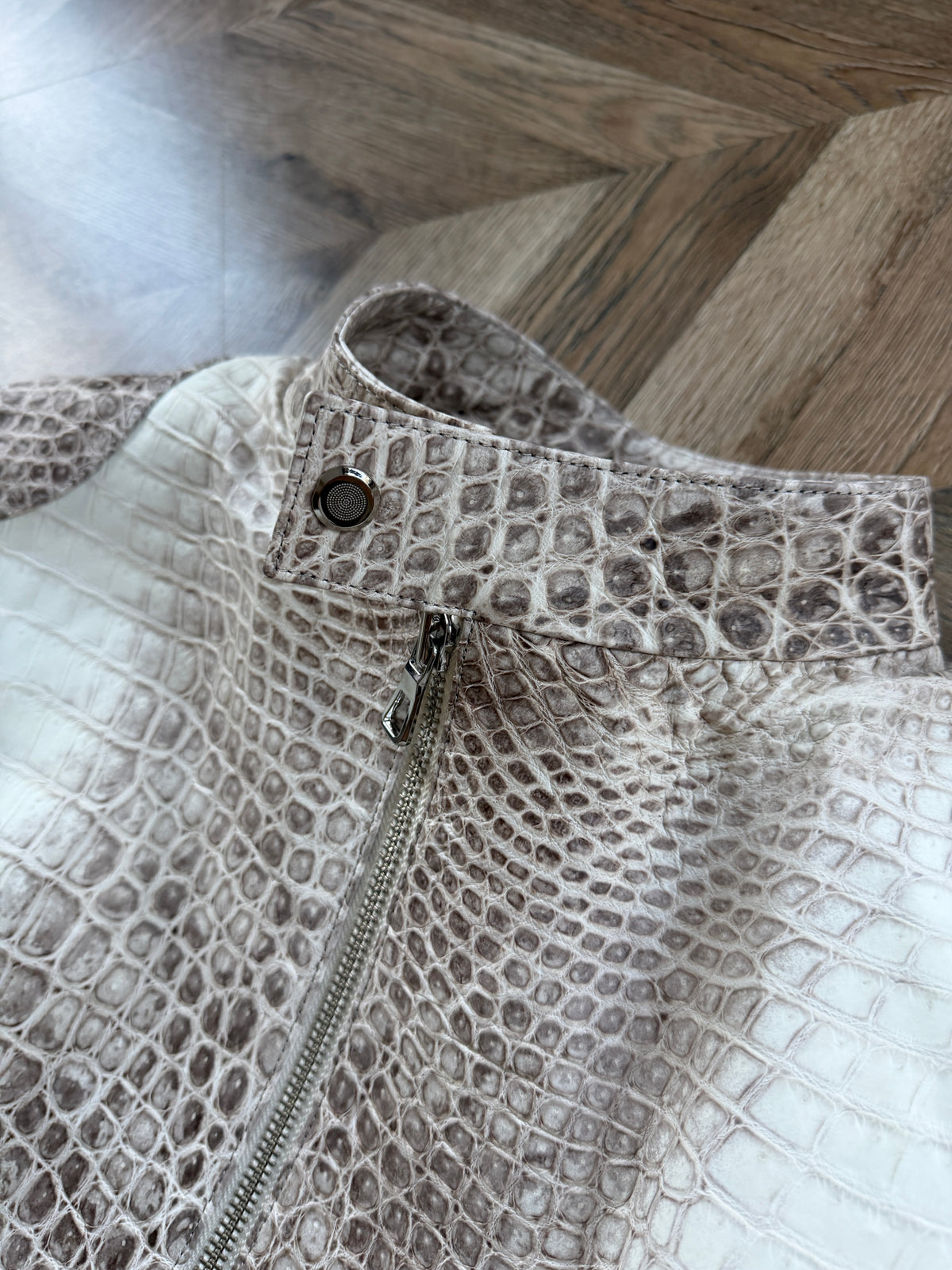 Himalayan Crocodile Leather Men Jacket