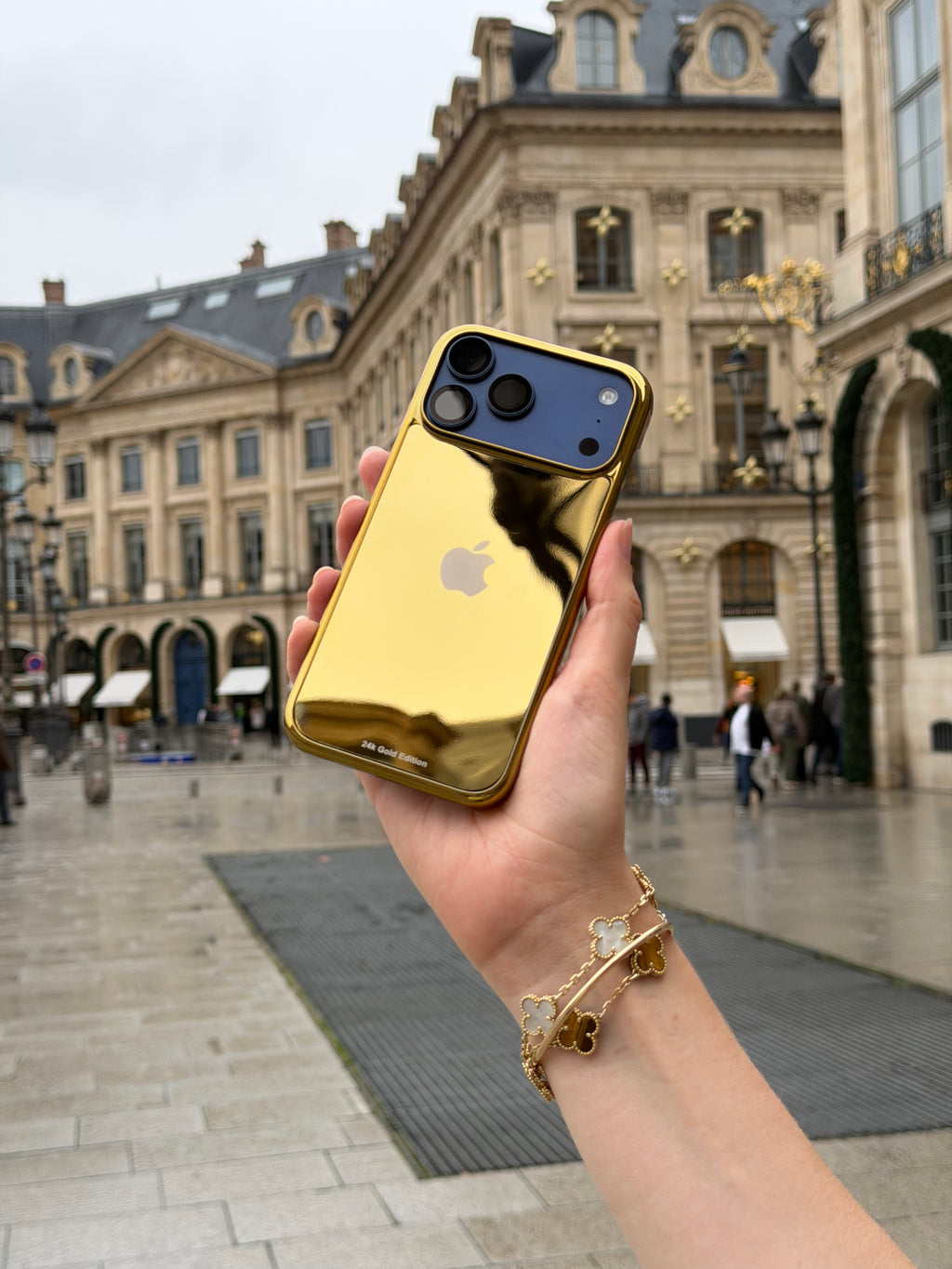 Apple Design Gold Plated iPhone 17 Pro Case