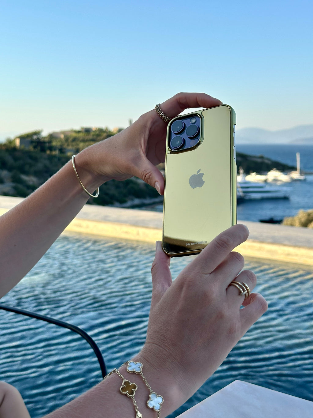 Apple Design Gold Plated iPhone 17 Pro Max Case