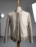 Himalayan Crocodile Leather with Suede Jacket (Reverse Cut)