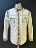himalayan crocodile leather shirt