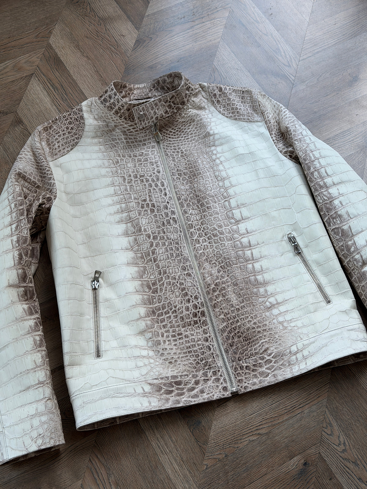 Himalayan Crocodile Leather Men Jacket