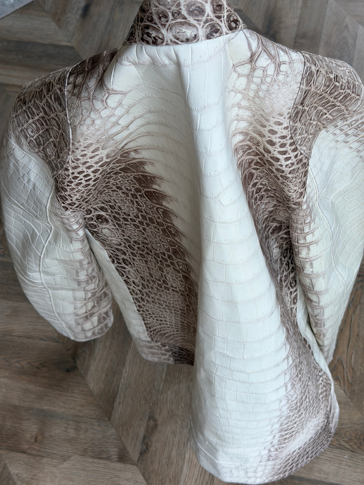 Himalayan Crocodile Leather Men Jacket