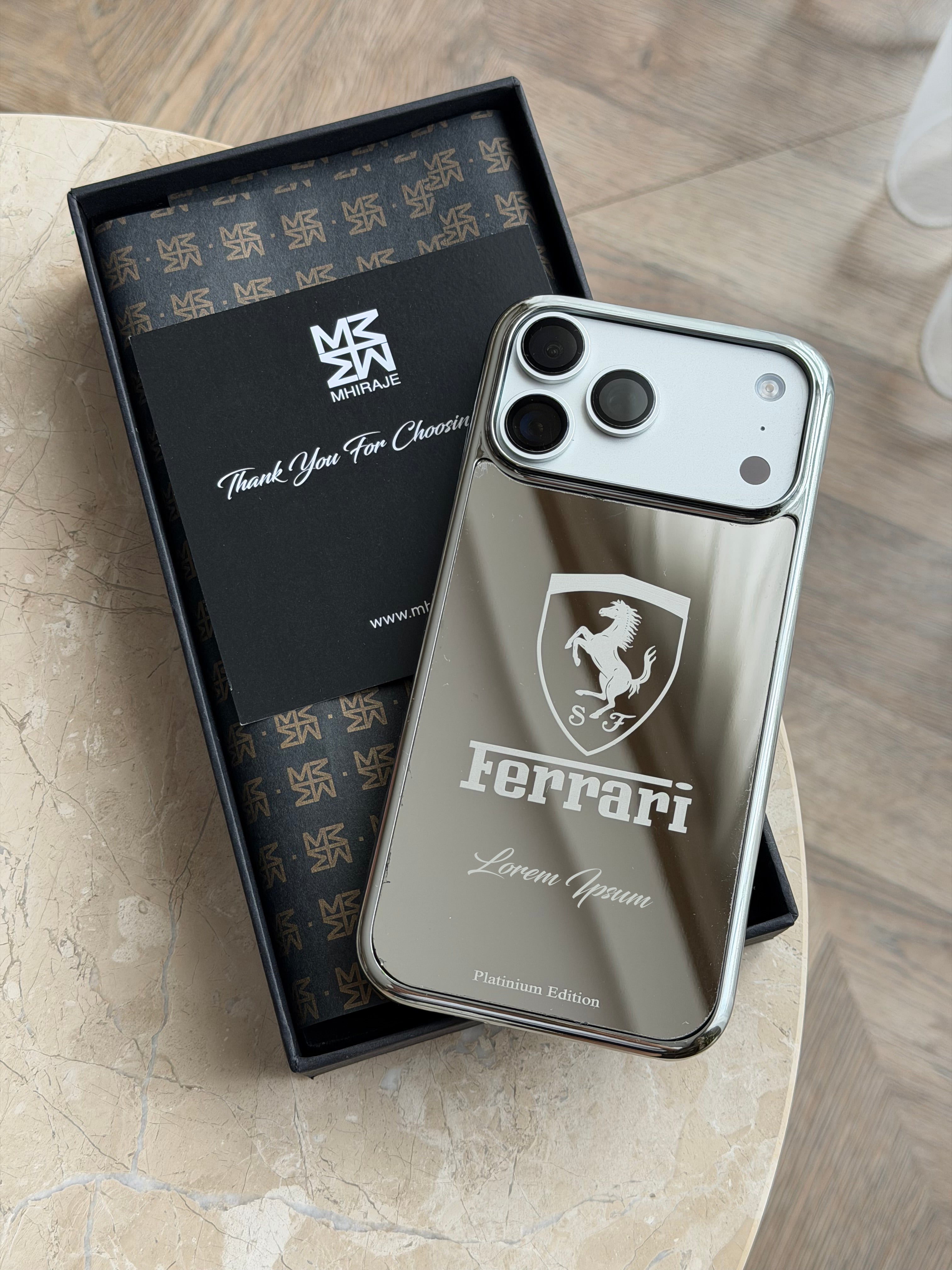 ferrari iphone 17 pro max case